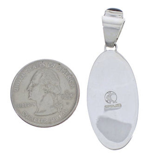 Silver Jewelry Multicolor Inlay Southwest Pendant PX30733